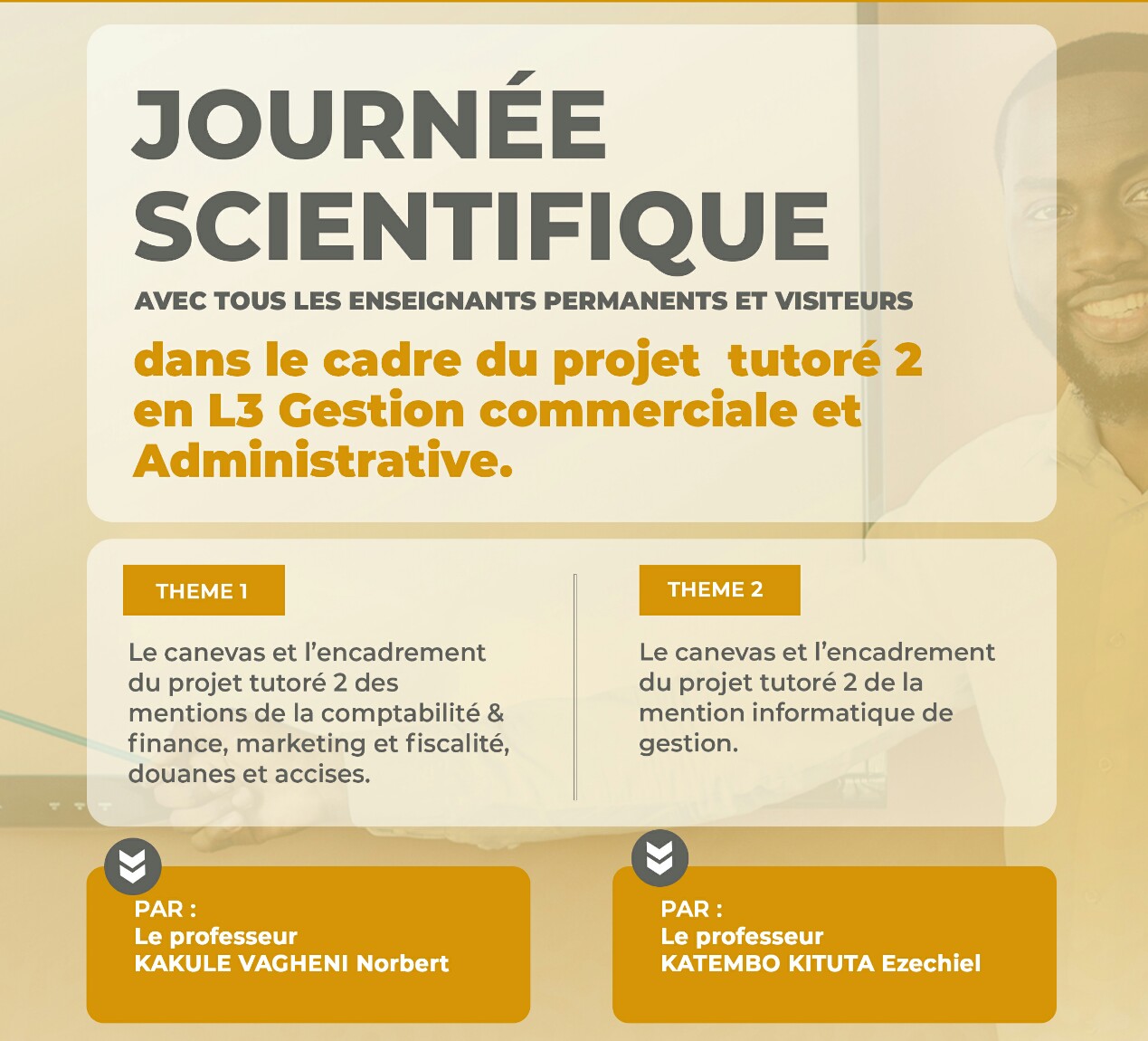 Une Journée Scientifique à l'Institut Supérieur de commerce de Butembo: Exploration des Projets Tutorés et Encadrements